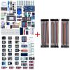 imageELEGOO Mega 2560 Project The Most Complete Ultimate Starter Kit and ELEGOO Upgraded 37 in 1 Sensor Modules Kit and ELEGOO 120pcs Multicolored Dupont Wire