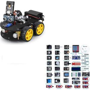 imageELEGOO UNO R3 Project Smart Robot Car Kit Upgraded 37 in 1 Sensor Modules Kit