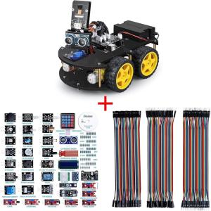 imageELEGOO UNO R3 Project Smart Robot Car Kit V40 Upgraded 37 in 1 Sensor Modules Kit 120pcs Multicolored Dupont Wire 