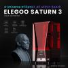 imageELEGOO Saturn 4 Resin 3D Printer 10quot 12K HD Mono LCD Smart Automatic Leveling AI Print Monitoring Large Printing Volume 862 x 484 x 866 inchesSaturn 3