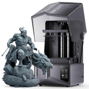 imageELEGOO Saturn 4 Resin 3D Printer 10quot 12K HD Mono LCD Smart Automatic Leveling AI Print Monitoring Large Printing Volume 862 x 484 x 866 inchesSaturn 4 Ultra