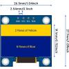 imageELEGOO 6PCS 096 Inch OLED Display Screen Module with Dupont Wire Compact SelfLuminous Mini Screens for Arduino Project