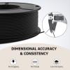 imageELEGOO Matte PLA Filament Lavender Purple 1KG 175mm 3D Printer Filament Dimensional Accuracy  002mm 1kg Carboard Spool 22lbs for Most FDM 3D Printers8250g Mint GreenLavender PurpleBlackWhiteRuby RedNavy BlueSakura PinkSunshine Yellow