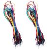 imageELEGOO 130pcs Solderless Flexible Breadboard Jumper Wires Male to Male Compatible with Arduino Breadboard