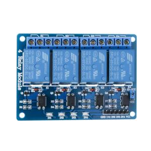 imageELEGOO 4 Channel DC 5V Relay Module with Optocoupler Compatible with Arduino UNO R3 MEGA 2560 DSP ARM PIC AVR STM32
