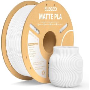 imageELEGOO Matte PLA Filament Lavender Purple 1KG 175mm 3D Printer Filament Dimensional Accuracy  002mm 1kg Carboard Spool 22lbs for Most FDM 3D PrintersWhite
