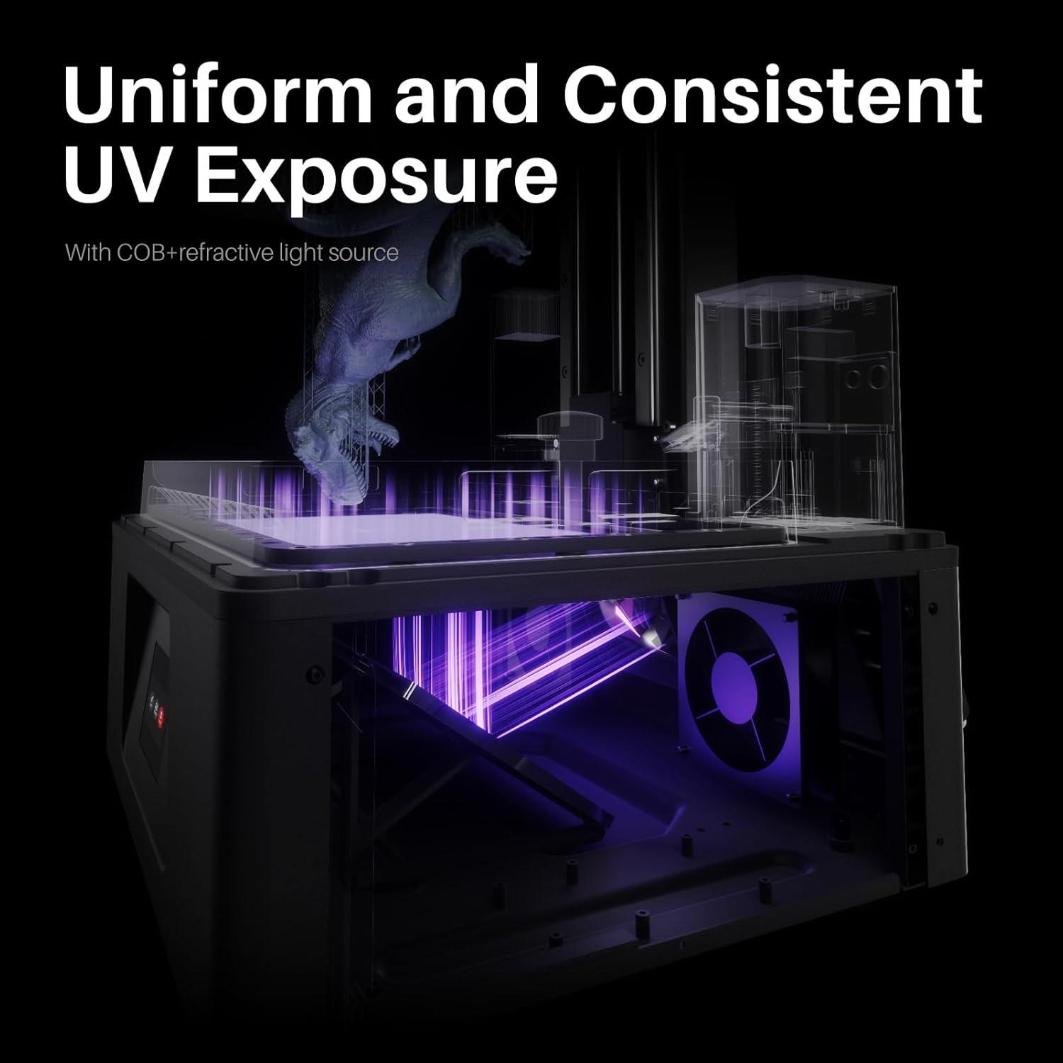 imageELEGOO Jupiter SE Resin 3D Printer Large MSLA 3D Printer with 128inch 6K Monochrome LCD Printing Size of 1094 x 615 x1181 Inch