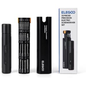 imageELEGOO Electric Screwdriver Set 33 Magnetic Bits Precision Screwdrivers Power Tool Kit for 3D Printer Maintenance Small Electronics Repairs Crafting Projects