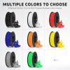 image:imageELEGOO PLA Filament Bundle 10KG 175mm 3D Printer Filament Dimensional Accuracy  002mm 10 Assortment Colors 1kg Spool22lbs BlackWhiteGrayRedYellowOrangeDark BlueNeon GreenPinkPurple8250g BlackWhiteRedDark BlueGrayYellowOrangeNeon Green