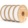 image:imageELEGOO Rapid PETG Filament 175mm Bundle 4KG High Speed 600mms 3D Printer Filament Accuracy  002 mm 1kg Cardboard Spool22lbs Fits for Most FDM 3D Printers BlackWhiteBeigeBrown41kg White