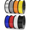 8*250g Black/White/Red/Blue/Grey/Orange/Yellow/Transparent
