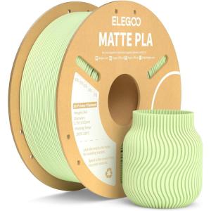 image:imageELEGOO Matte PLA Filament Lavender Purple amp Sunshine Yellow 2KG 175mm 3D Printer Filament Dimensional Accuracy  002mm 2pcs 1kg Carboard Spool 22lbs Fits for Most FDM 3D PrintersMint Green