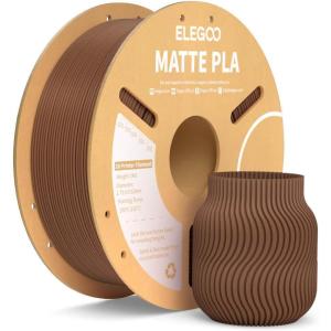 image:imageELEGOO Matte PLA Filament Lavender Purple amp Sunshine Yellow 2KG 175mm 3D Printer Filament Dimensional Accuracy  002mm 2pcs 1kg Carboard Spool 22lbs Fits for Most FDM 3D PrintersEarth Brown