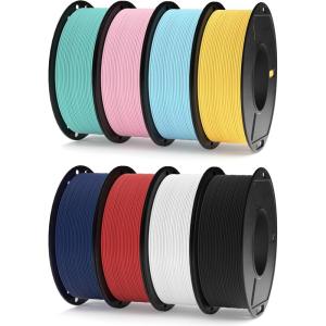 image:imageELEGOO Matte PLA Filament Lavender Purple amp Sunshine Yellow 2KG 175mm 3D Printer Filament Dimensional Accuracy  002mm 2pcs 1kg Carboard Spool 22lbs Fits for Most FDM 3D Printers8250g BlackWhiteRuby RedNavy BlueTeal GreenSunshine YellowIce BlueSakura Pink