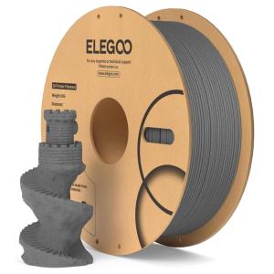 image:imageELEGOO PLA Filament Bundle 10KG 175mm 3D Printer Filament Dimensional Accuracy  002mm 10 Assortment Colors 1kg Spool22lbs BlackWhiteGrayRedYellowOrangeDark BlueNeon GreenPinkPurple1000g Marble Cement Gray