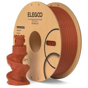 image:imageELEGOO PLA Filament Bundle 10KG 175mm 3D Printer Filament Dimensional Accuracy  002mm 10 Assortment Colors 1kg Spool22lbs BlackWhiteGrayRedYellowOrangeDark BlueNeon GreenPinkPurple1000g Marble Brick Red