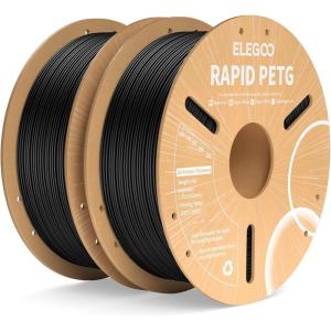 image:imageELEGOO Rapid PETG Filament 175mm Bundle 4KG High Speed 600mms 3D Printer Filament Accuracy  002 mm 1kg Cardboard Spool22lbs Fits for Most FDM 3D Printers BlackWhiteBeigeBrown21kg Black