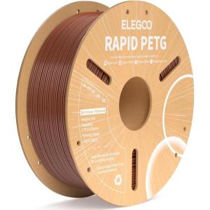 image:imageELEGOO Rapid PETG Filament 175mm Bundle 4KG High Speed 600mms 3D Printer Filament Accuracy  002 mm 1kg Cardboard Spool22lbs Fits for Most FDM 3D Printers BlackWhiteBeigeBrown1kg Brown