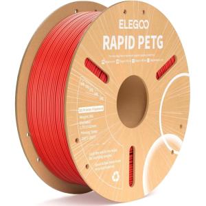 image:imageELEGOO Rapid PETG Filament 175mm Bundle 4KG High Speed 600mms 3D Printer Filament Accuracy  002 mm 1kg Cardboard Spool22lbs Fits for Most FDM 3D Printers BlackWhiteBeigeBrown1kg Red