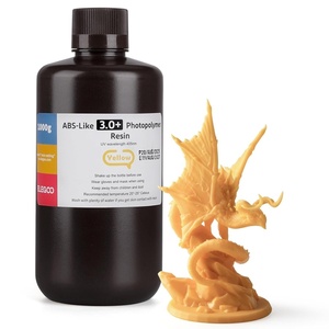 image:imageELEGOO ABSLike Resin 30 Upgraded 3D Printer Photopolymer Resin Higher HeatResistance Fast Curing High Precision NonBrittle Smoky Black 1000gYellow
