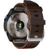 imageGarmin D2 Mach 1 Touchscreen Aviator Smartwatch with GPS Moving Map Aviation Weather Health and Wellness Features and More Oxford Brown Leather Band
