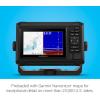 imageGarmin ECHOMAP UHD2 53cv Ice Fishing Bundle with Garmin Navionics Maps for US Inland