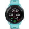 imageGarmin Forerunner 265 Running Smartwatch Colorful AMOLED Display Training Metrics and Recovery Insights Whitestone and Tidal BlueAqua and Black