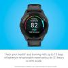 imageGarmin Forerunner 265 Running Smartwatch Colorful AMOLED Display Training Metrics and Recovery Insights Whitestone and Tidal BlueBlack and Powder Gray