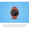 imageGarmin Instinct 2 dezl Edition Rugged Trucking Smartwatch Easy Break Planning Compatible with the dezl OTR Navigator BlackPoppy