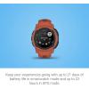 imageGarmin Instinct 2 dezl Edition Rugged Trucking Smartwatch Easy Break Planning Compatible with the dezl OTR Navigator BlackPoppy