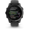 imageGarmin fnix E  47 mm AMOLED Premium Multisport GPS Smartwatch LongLasting Battery Life Stainless Steel with Black BandSlate Gray Steel with Black BandE