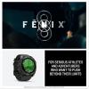 imageGarmin fnix E  47 mm AMOLED Premium Multisport GPS Smartwatch LongLasting Battery Life Stainless Steel with Black BandSlate Gray with Black Band  51 mm