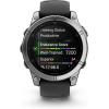 imageGarmin fnix E  47 mm AMOLED Premium Multisport GPS Smartwatch LongLasting Battery Life Stainless Steel with Black BandStainless Steel with Black BandE