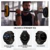 imageGarmin fnix E  47 mm AMOLED Premium Multisport GPS Smartwatch LongLasting Battery Life Stainless Steel with Black BandTitanium w Pebble Gray Band