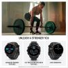 imageGarmin fnix E  47 mm AMOLED Premium Multisport GPS Smartwatch LongLasting Battery Life Stainless Steel with Black BandTitanium with Gray Band43 mm