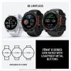 imageGarmin fnix E  47 mm AMOLED Premium Multisport GPS Smartwatch LongLasting Battery Life Stainless Steel with Black BandTitanium with OrangeGraphite Band