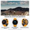imageGarmin fnix E  47 mm AMOLED Premium Multisport GPS Smartwatch LongLasting Battery Life Stainless Steel with Black BandTitanium with OrangeGraphite Band