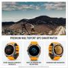 imageGarmin fnix E  47 mm AMOLED Premium Multisport GPS Smartwatch LongLasting Battery Life Stainless Steel with Black BandTitanium with OrangeGraphite Band  51 mm