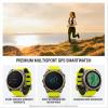 imageGarmin fnix E  47 mm AMOLED Premium Multisport GPS Smartwatch LongLasting Battery Life Stainless Steel with Black BandTitanium with YellowGraphite Band