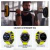 imageGarmin fnix E  47 mm AMOLED Premium Multisport GPS Smartwatch LongLasting Battery Life Stainless Steel with Black BandTitanium with YellowGraphite Band47 mm