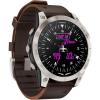 imageGarmin D2 Mach 1 Touchscreen Aviator Smartwatch with GPS Moving Map Aviation Weather Health and Wellness Features and More Oxford Brown Leather Band