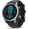 Stainless Steel with Black Band-E