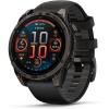 imageGarmin fnix E  47 mm AMOLED Premium Multisport GPS Smartwatch LongLasting Battery Life Stainless Steel with Black BandTitanium with Gray Band47 mm