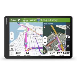imageGarmin dzl OTR720 Large HighRes 7 GPS Truck Navigator Custom Truck Routing Satellite Imagery Wind Speed CommunityShared Loading Docks Truck Entrances ampamp Parking Availability10
