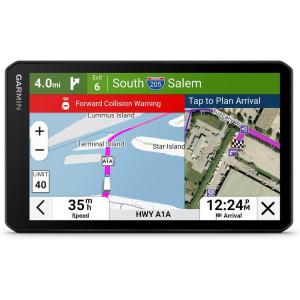imageGarmin dzl OTR720 Large HighRes 7 GPS Truck Navigator Custom Truck Routing Satellite Imagery Wind Speed CommunityShared Loading Docks Truck Entrances ampamp Parking Availability7 with Dash Cam