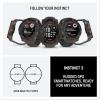 imageGarmin Instinct 3 45mm AMOLED Display Rugged Outdoor GPS Smartwatch MetalReinforced Bezel Builtin Flashlight Up to 18 Days of Battery Life BlackCharcoalSolar