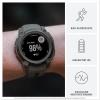 imageGarmin Instinct 3 45mm AMOLED Display Rugged Outdoor GPS Smartwatch MetalReinforced Bezel Builtin Flashlight Up to 18 Days of Battery Life BlackCharcoal45mm