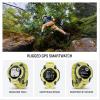 imageGarmin Instinct 3 45mm AMOLED Display Rugged Outdoor GPS Smartwatch MetalReinforced Bezel Builtin Flashlight Up to 18 Days of Battery Life BlackElectric Lime