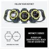 imageGarmin Instinct 3 45mm AMOLED Display Rugged Outdoor GPS Smartwatch MetalReinforced Bezel Builtin Flashlight Up to 18 Days of Battery Life BlackElectric LimeTwilight