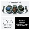 imageGarmin Instinct 3 45mm AMOLED Display Rugged Outdoor GPS Smartwatch MetalReinforced Bezel Builtin Flashlight Up to 18 Days of Battery Life BlackNeo TropicTwilight